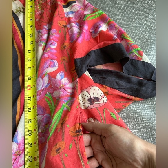 Free People short Kimono Coverup multicolor one size - Picture 7 of 12